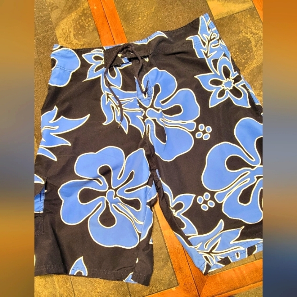 Vtg Oxide Mens‎ Tropical Board Shorts 36 Y2k Hong Kong